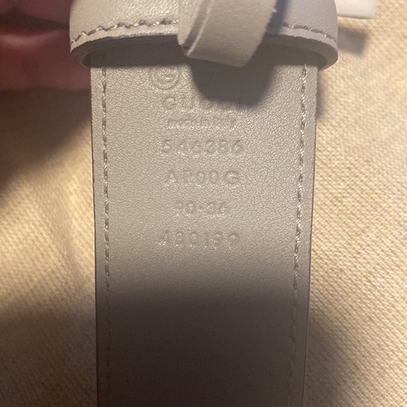 Gucci gray belt. main image 4